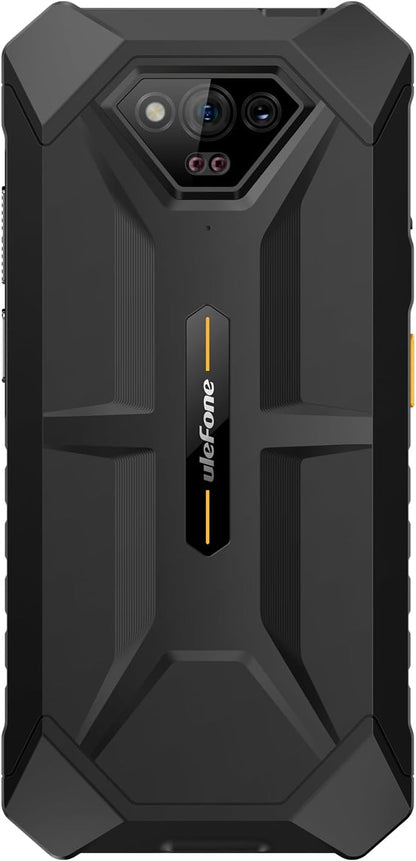 Ulefone Armor X13 Rugged Smartphone Android 15, 12GB RAM 64GB ROM, 6320mAh, 6.52 inch Tough Screen, 50MP Waterproof Camera, 3-Card Slot 4G Dual SIM, NFC, Fingerprint Face ID, UK, Black