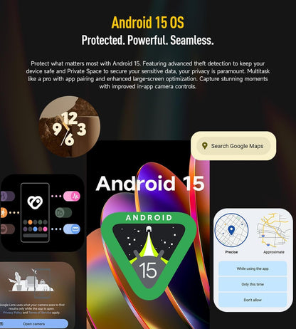 Ulefone Armor X13 Rugged Smartphone Android 15, 12GB RAM 64GB ROM, 6320mAh, 6.52 inch Tough Screen, 50MP Waterproof Camera, 3-Card Slot 4G Dual SIM, NFC, Fingerprint Face ID, UK, Black