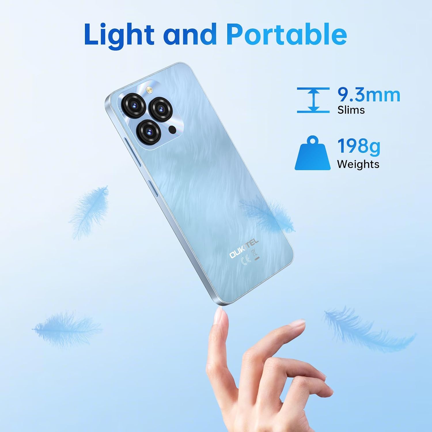 C3 Mobile Phones, 256GB ROM, 5000mAh, Screen 6.52", Dual SIM, Gold | OTG, GPS,13MP+5MP, 3.5mm headphone jack