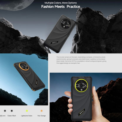 Ulefone Armor X31 Pro Rugged Smatphone 6050mAh Battery 16GB+256GB Android 14 5G