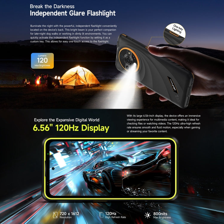 Ulefone Armor X31 Pro Rugged Smatphone 6050mAh Battery 16GB+256GB Android 14 5G