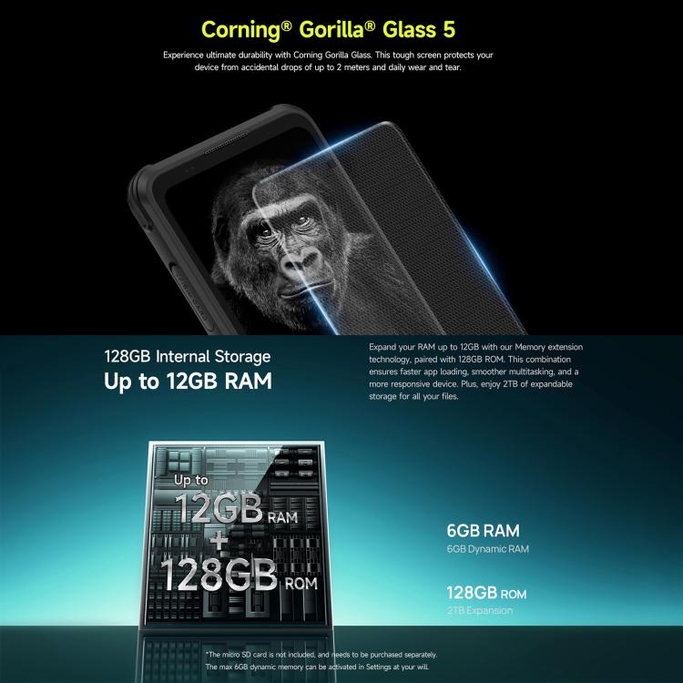 Ulefone Armor X31 Rugged Smatphone 6050mAh Battery 12GB+128GB Android 14