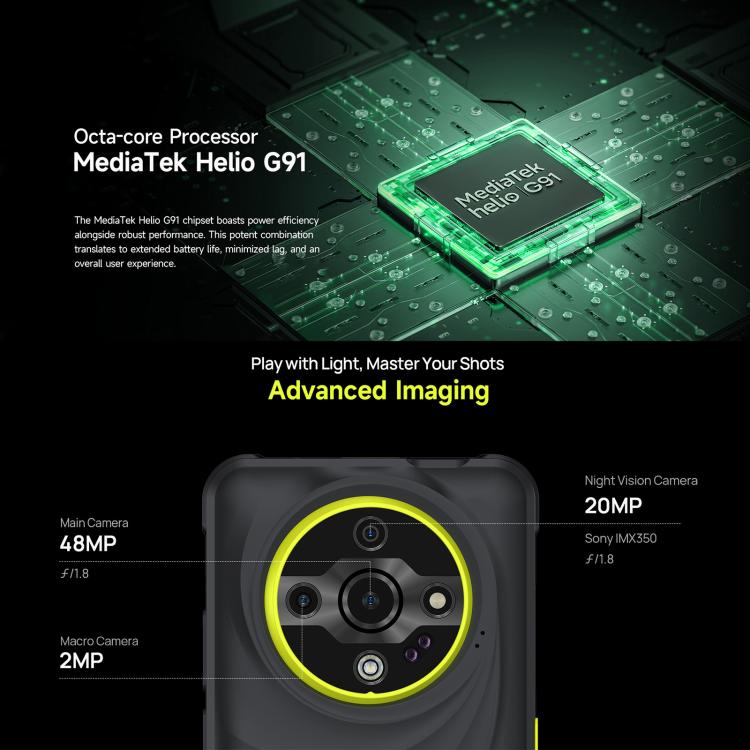 Ulefone Armor X31 Rugged Smatphone 6050mAh Battery 12GB+128GB Android 14