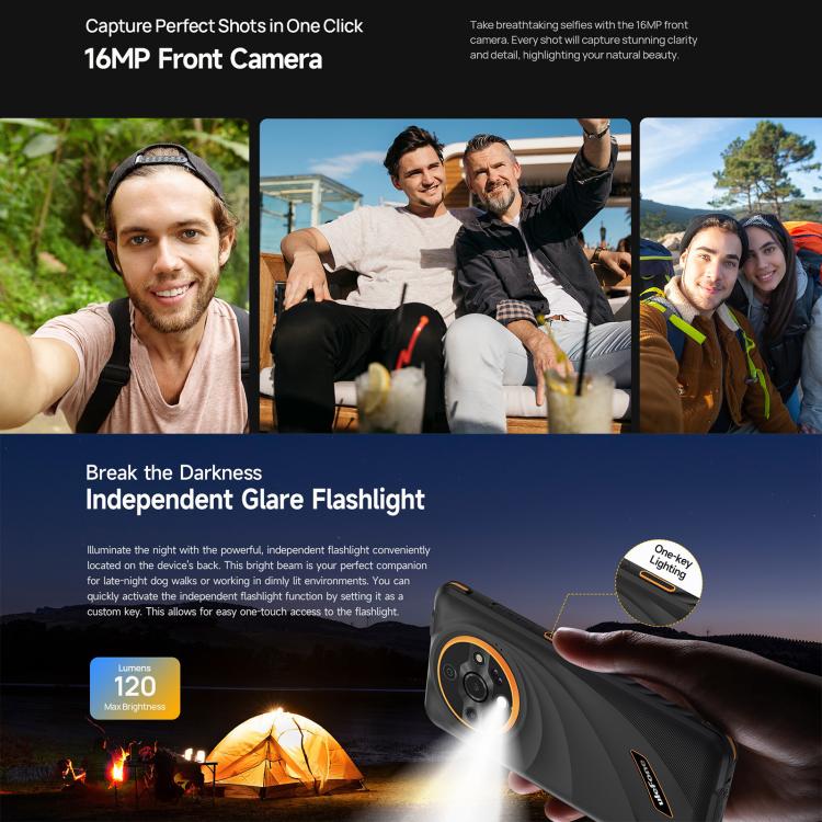 Ulefone Armor X31 Rugged Smatphone 6050mAh Battery 12GB+128GB Android 14