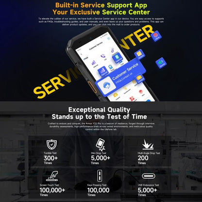 Ulefone Armor X32 Pro 5G Rugged Phone 16GB+256GB Android 14 5500mAh