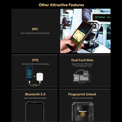 Oukitel WP23 Plus Rugged Mobile Phone 24GB+256GB Android 14 10600mAh