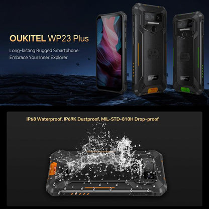 Oukitel WP23 Plus Rugged Mobile Phone 24GB+256GB Android 14 10600mAh