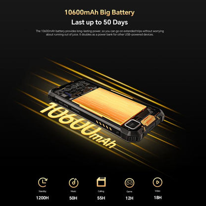 Oukitel WP23 Plus Rugged Mobile Phone 24GB+256GB Android 14 10600mAh