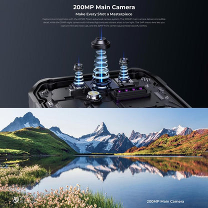 Oukitel WP100 TITAN 5G Rugged Projector Phone 16GB + 512GB 200MP