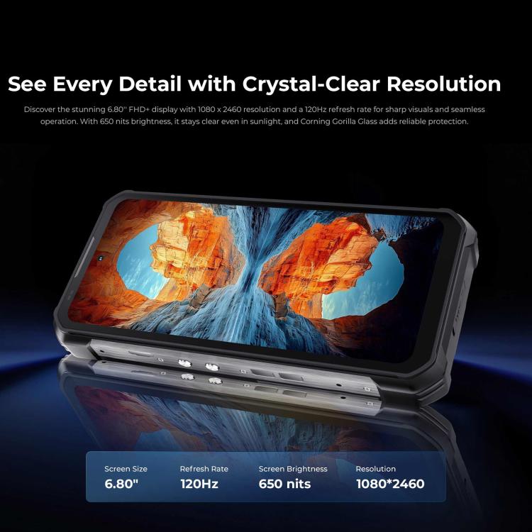 Oukitel WP100 TITAN 5G Rugged Projector Phone 16GB + 512GB 200MP