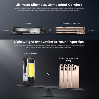 Oukitel WP100 TITAN 5G Rugged Projector Phone 16GB + 512GB 200MP