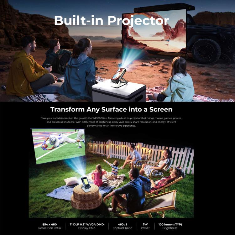 Oukitel WP100 TITAN 5G Rugged Projector Phone 16GB + 512GB 200MP