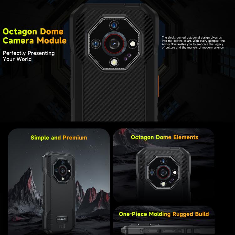Ulefone Armor X32 Rugged Mobile Phone 12GB+128GB Android 14 5500mAh