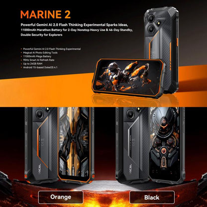 Blackview Oscal Marine 2 4GB + 64GB 6.56-inch Android 15 4G NFC