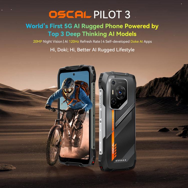 Blackview Oscal Pilot 3 5G Rugged Phone 12GB 256GB Night Vision
