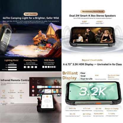 Blackview XPLORE 2 16GB + 1TB 5G Android 15 Smartphone
