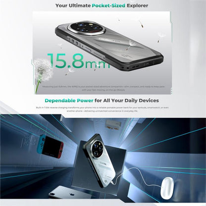 Oukitel WP62 Rugged Phone, 48GB+512GB, 108MP, Android 15, 5G, NFC, 11000mAh