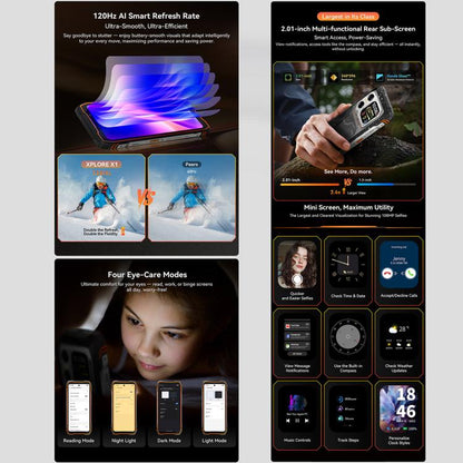 Blackview XPLORE X1 12GB + 256GB 5G Android 15 Smartphone