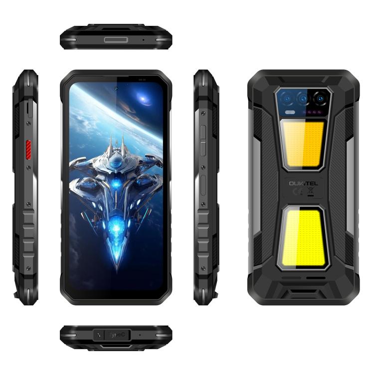 Oukitel WP58 Pro Rugged Phone, 24GB+512GB, Side Fingerprint, 6.7 inch Android 15