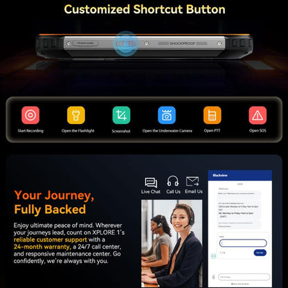 Blackview XPLORE 1 5G 16GB + 512GB Android 15 Smartphone
