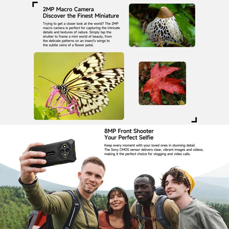 Ulefone RugKing 3 Pro, 16GB+128GB, Rugged Phone, Android 15, 5700mAh