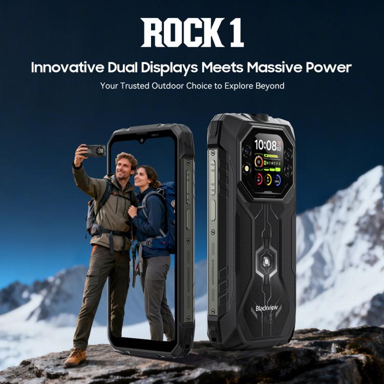 Blackview ROCK 1 Rugged Phone 8GB + 256GB 6.56-inch Android 16 4G NFC