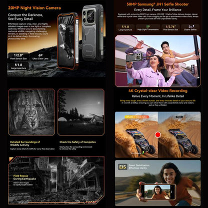 Blackview XPLORE 1 Rugged Walkie Talkie Phone 12GB + 256GB 5G