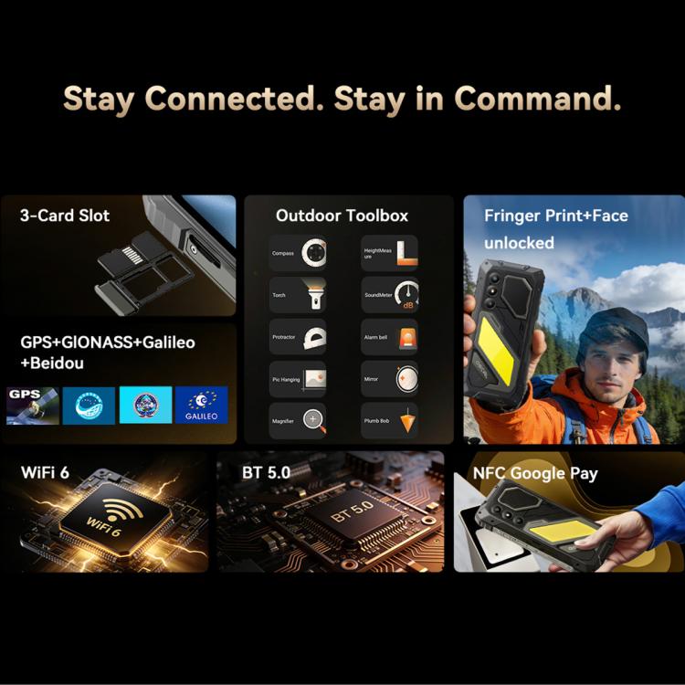 Blackview Oscal Pilot 5 5G Rugged Phone 8GB/256GB Android 16