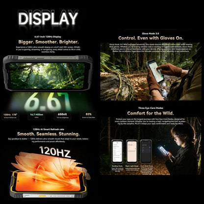 Blackview Oscal Pilot 5 5G Rugged Phone 8GB/256GB Android 16