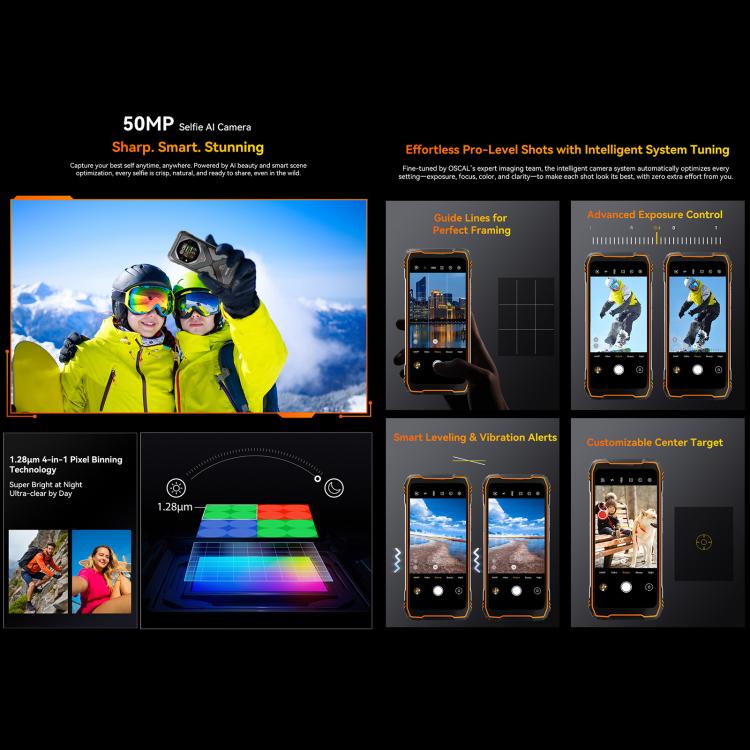 Blackview Oscal TANK 1 5G 12GB + 256GB Android 15 Smartphone