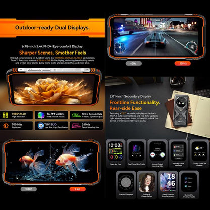 Blackview Oscal TANK 1 5G 12GB + 256GB Android 15 Smartphone