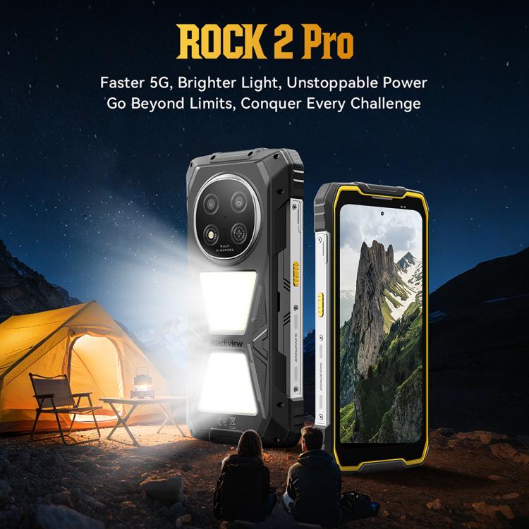 Blackview ROCK 2 Pro Rugged 5G Phone 8GB + 256GB Android 16 NFC