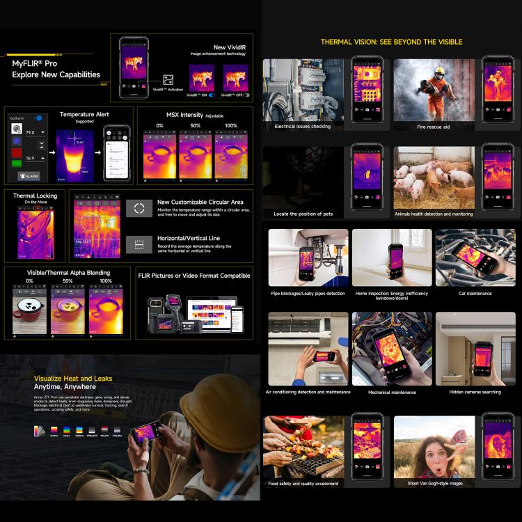 Ulefone Armor 27T Pro+ 5G Rugged Phone with FLIR Thermal Imaging