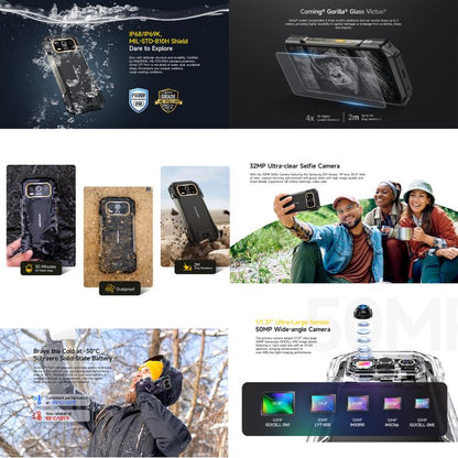 Ulefone Armor 27T Pro+ 5G Rugged Phone with FLIR Thermal Imaging