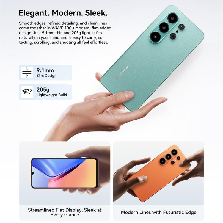 Blackview WAVE 10C 4GB+32GB 6.88-inch Android 16 4G Smartphone