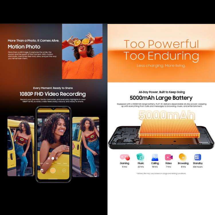 Blackview Oscal FLAT 3C 4GB + 128GB 6.56-inch Android 16 4G