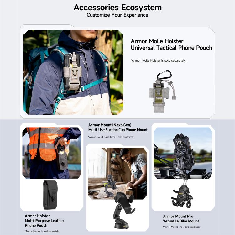 Ulefone RugKing 5 Pro Rugged Phone 8GB + 256GB 20000mAh