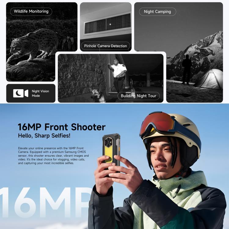 Ulefone RugKing 5 Pro Rugged Phone 8GB + 256GB 20000mAh