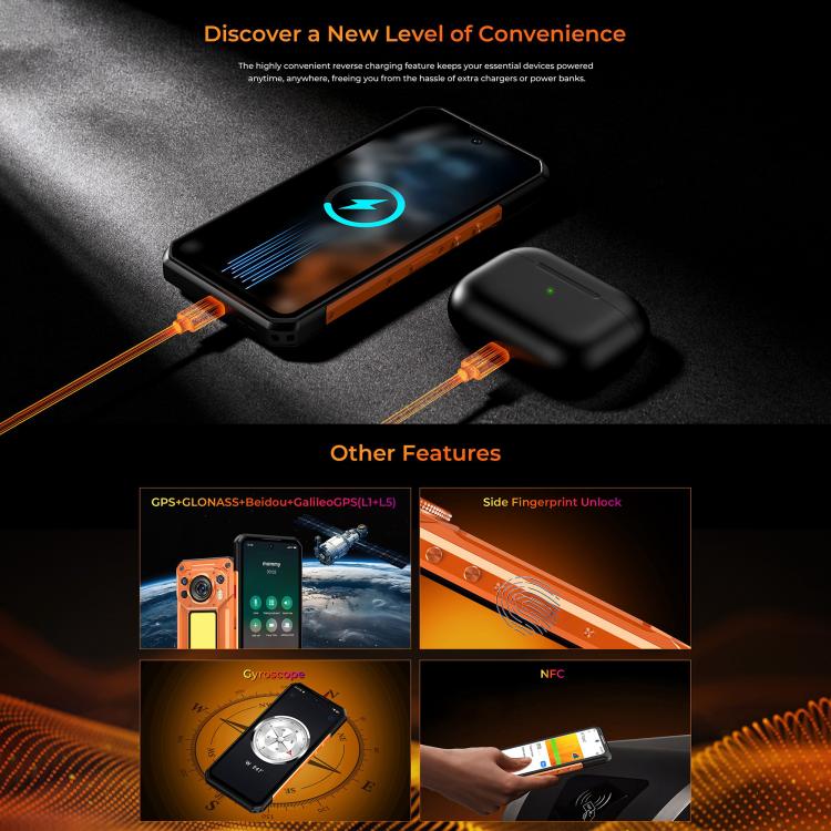 Oukitel WP500 Ultra Rugged 5G Phone with Thermal Imaging 36GB + 1TB