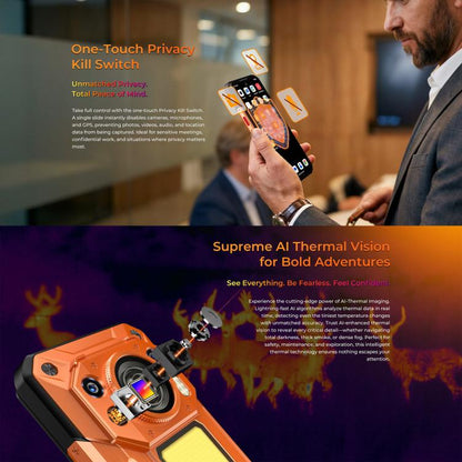 Oukitel WP500 Ultra Rugged 5G Phone with Thermal Imaging 36GB + 1TB