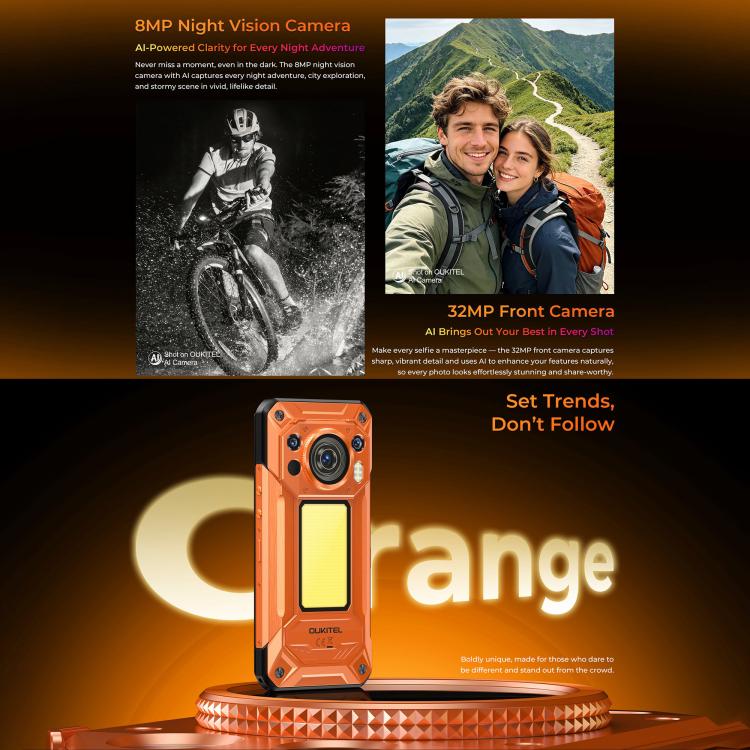 Oukitel WP500 Ultra Rugged 5G Phone with Thermal Imaging 36GB + 1TB