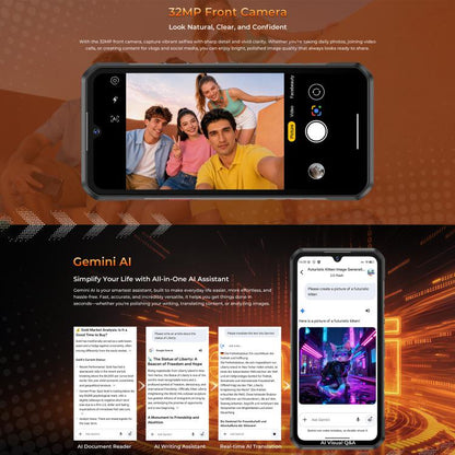 Oukitel WP68 Air 5G Rugged Phone 12GB + 512GB Night Vision