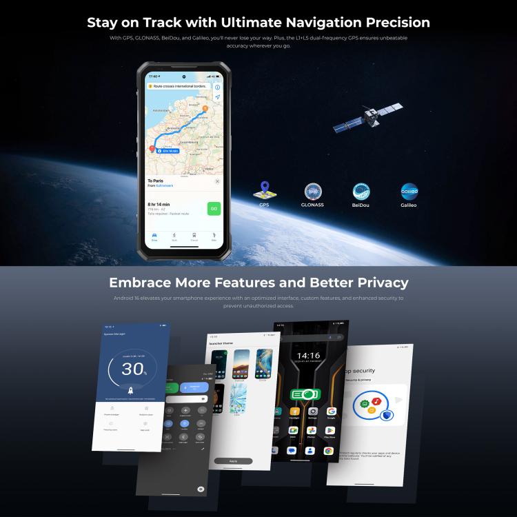 Oukitel WP100 Plus Rugged Phone 12GB + 512GB 33000mAh Night Vision