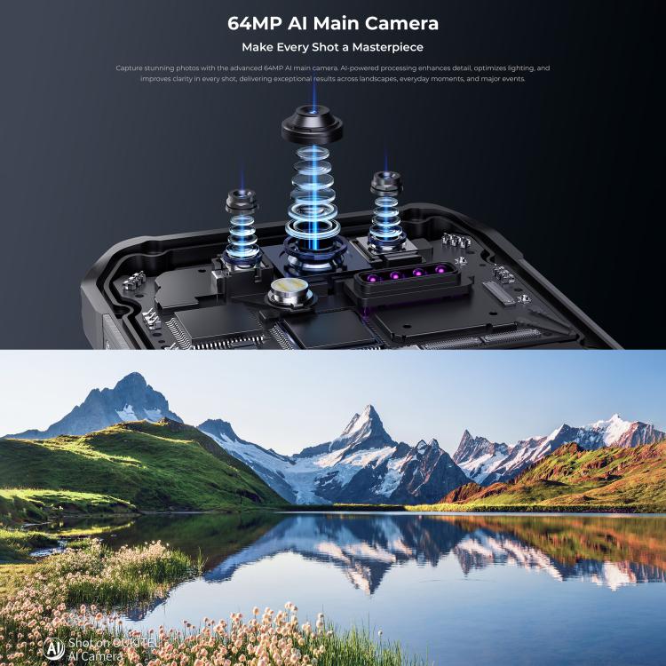 Oukitel WP100 Plus Rugged Phone 12GB + 512GB 33000mAh Night Vision