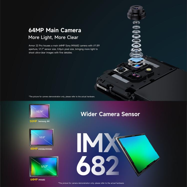 Ulefone Armor 22 Pro IP68/IP69K Rugged Phone 8GB + 128GB 4G NFC