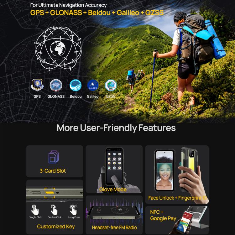 Ulefone Armor 24 Pro IP68/IP69K Rugged Phone 12GB + 256GB Android 16