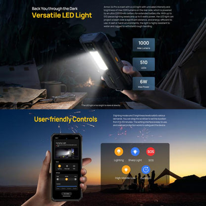 Ulefone Armor 24 Pro IP68/IP69K Rugged Phone 12GB + 256GB Android 16