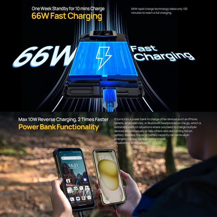Ulefone Armor 24 Pro IP68/IP69K Rugged Phone 12GB + 256GB Android 16