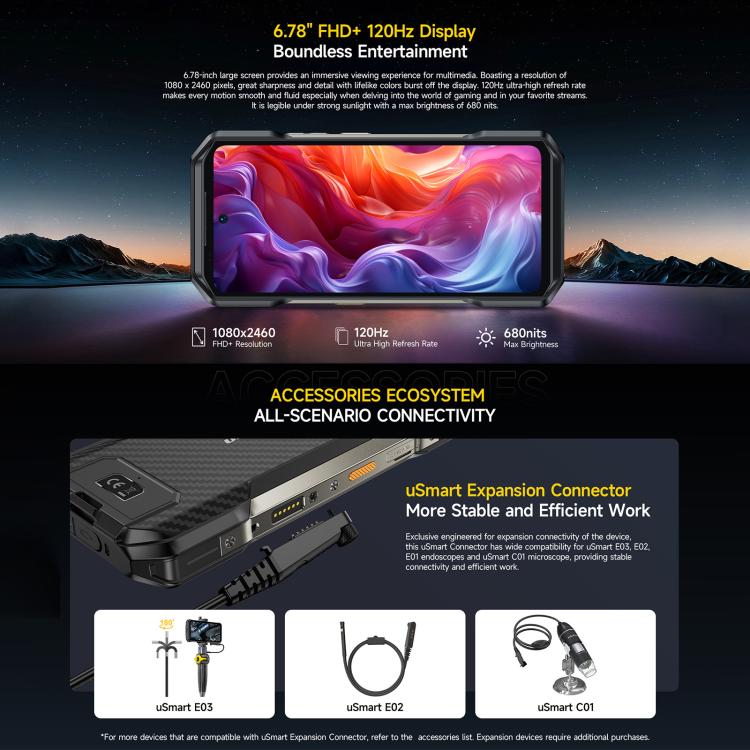 (No Stock) Ulefone Armor 27T+ Rugged Phone 12GB + 256GB Thermal Imager 10600mAh
