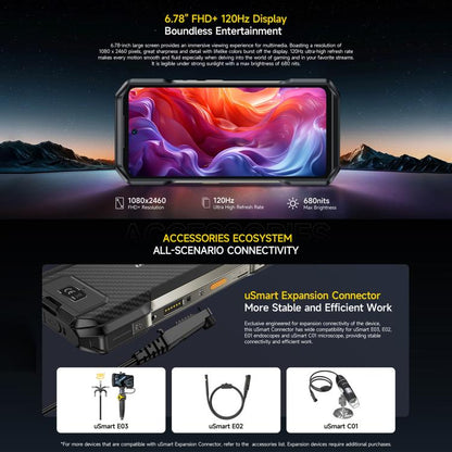 (No Stock) Ulefone Armor 27T+ Rugged Phone 12GB + 256GB Thermal Imager 10600mAh